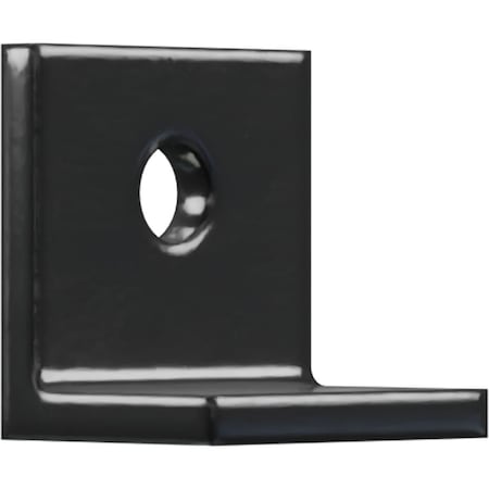 Ekena Millwork Premium Barn Door Flat Track Stop, Black GB6001SBL